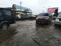 Hujan Sebentar, Kawasan Perkantoran Kabanjahe Banjir
