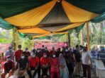 Rayakan HUT PDI Perjuangan, Anggota DRPD Sumut dan Langkat Bagikan Sembako di Desa Mekar Makmur Langkat