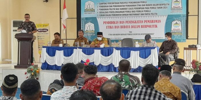 Kesbangpol Aceh Berikan Pendidikan Etika Dalam Berpolitik Jelang Pemilu 2024