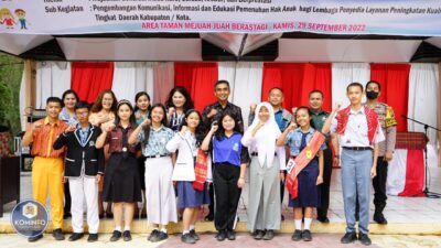 Wakil Bupati Karo Buka Jambore Anak Tahun 2022 di Taman Mejuahjuah Berastagi